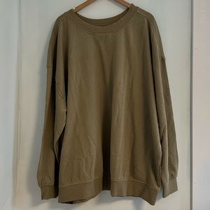 Olive Green Sweater, Sweatshirt- Goodfellow & Co- 3XL NWT